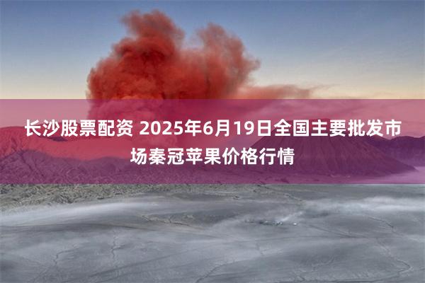 长沙股票配资 2025年6月19日全国主要批发市场秦冠苹果价格行情